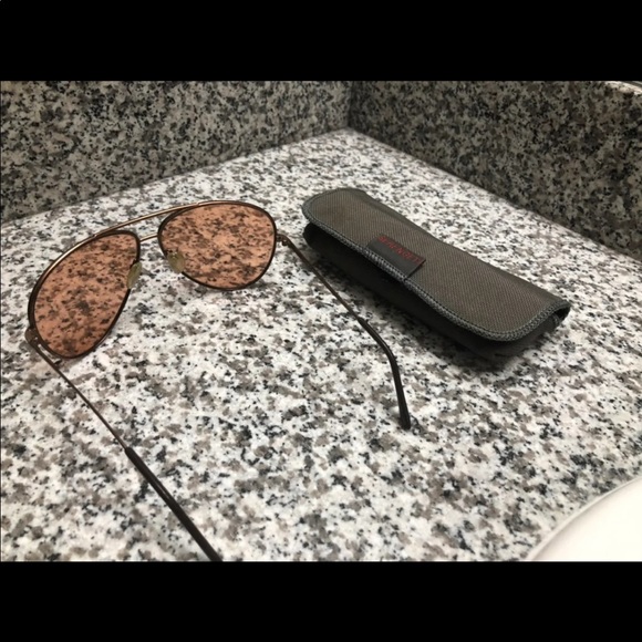 Italian Vintage Serengeti 5136 Boomslang Species Aviator-Style Sunglasses - Picture 4 of 6